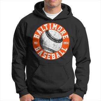 Baltimore Baseball Retro Vintage Baseball Lover Hoodie - Monsterry AU