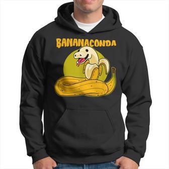 Bananaconda Snake With Banana Pyjamas Anaconda Python Hoodie - Monsterry UK