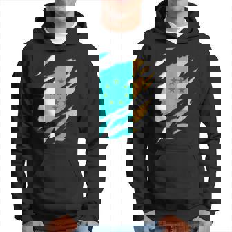 Bandera 7 Estrellaserdes Islas Canarias Efecto 3D Sudadera - Regaloses