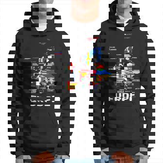 Bandera De Europa Banderas Europeas Mapa De Europa Mapas Europeos Sudadera - Regaloses