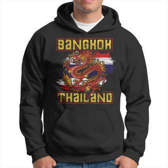 Bangkok Dragon Thai Food Thai Flag Hoodie - Seseable