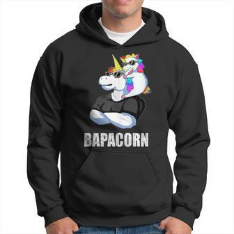 Bapacorn Bapa Unicorn Father's Day Hoodie - Thegiftio UK