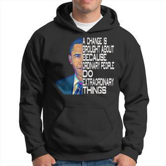 Barack Obama 44Th Usa President Political Quotes Hoodie - Monsterry UK
