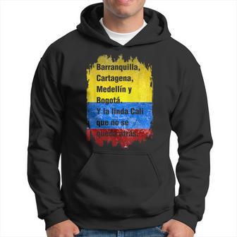 Barranquilla Cartagena Medellin Y Bogota Cali Colombian Flag Hoodie - Monsterry AU