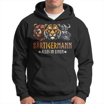 Bärtigermann Alles In Ein Bear Tiger Maniking Kapuzenpullover - Geschenkecke