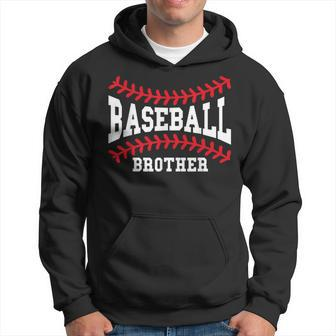 Baseball Brother Laces Little League Big Bro Matching Family Hoodie | Mazezy CA