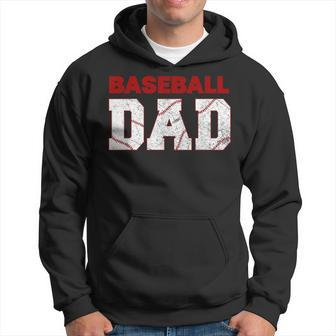 Baseball Dad Happy Fathers Day For Boys Kid Hoodie - Thegiftio UK