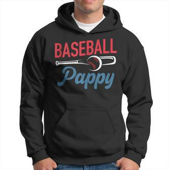 Baseball Pappy Life Happy Father's Day Dad Grandpa Men Hoodie - Thegiftio UK