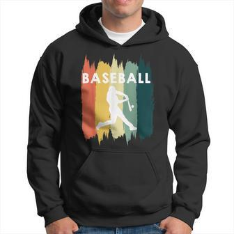 Baseball Sport Retro Baseball Hoodie - Seseable