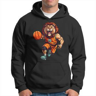 Basketball Lion Hoodie - Seseable