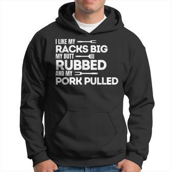Bbq Barbecue Grilling Butt Rubbed Pork Pulled Pitmaster Dad Hoodie - Monsterry AU