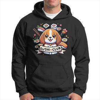 Beagle Fantasie Sushi Club Dog Hoodie - Seseable
