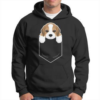 Beagle In My Pocket Cute Dog Owner Hoodie | Mazezy