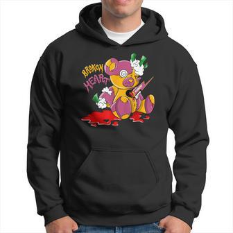 Bear Broken Heart Retro High Og Brotherhood 1S Matching Hoodie - Monsterry AU