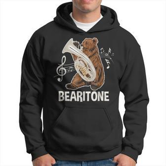 Bearitone Baritone Player Euphonium Lover Marching Band Hoodie - Thegiftio