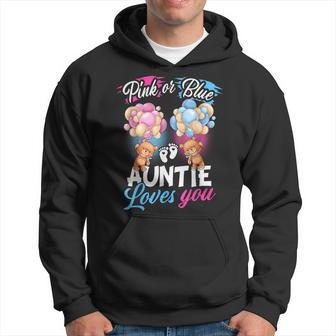 Bears Pink Or Blue Auntie Loves You Gender Reveal Hoodie - Thegiftio UK