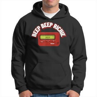 Beep Beep Richie 90S Tech Beeper Vintage Horror Hoodie - Monsterry UK