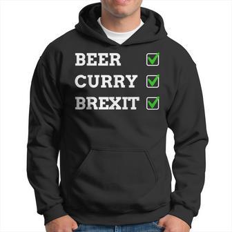 Beer Curry Brexit Hoodie - Thegiftio UK