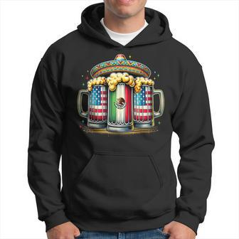 Beer Mexican Usa Flag Cinco De Mayo Drinking Party Women Hoodie | Mazezy UK