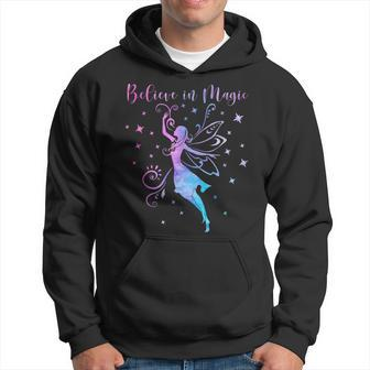 Believe In Magic Fairies Fairy Tale Positive Inspiring Quote Hoodie - Monsterry AU