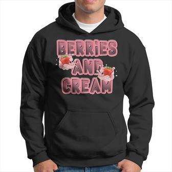 Berries And Cream Strawberries And Cream Berrys And Cream Hoodie - Monsterry DE