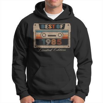 Best Of 1985 Birthday Cassette Retro Kapuzenpullover - Geschenkecke