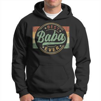 Best Baba Ever Emblem Father's Day Baba Grandpa Hoodie - Seseable