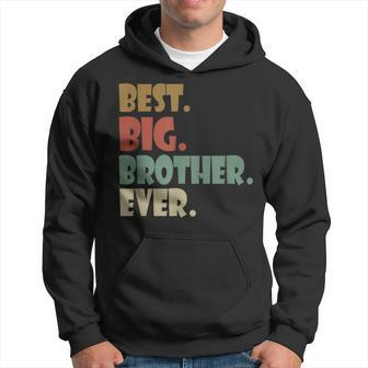 Best Big Brother Ever Older Sibling Nager For Boys Hoodie - Thegiftio UK