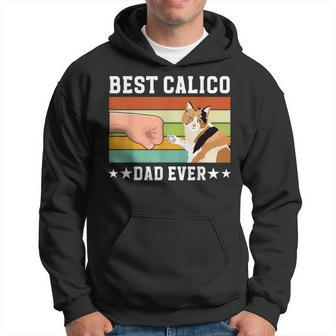 Best Calico Cat Dad Ever Calico Cat Owner Calico Cat Lover Hoodie - Monsterry DE