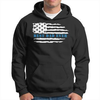 Best Dad Ever American Flag Father's Day For Papa Grandpa Hoodie - Thegiftio UK