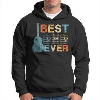 Best Dad Ever Guitar Chords Musician Father Day Hoodie - Monsterry UK