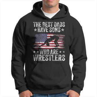 The Best Dads Have Sons Who Are Wrestlers Father's Day Hoodie - Thegiftio UK
