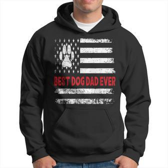 Best Dog Dad Ever Father's Day Dog Daddy For Men Hoodie - Thegiftio UK