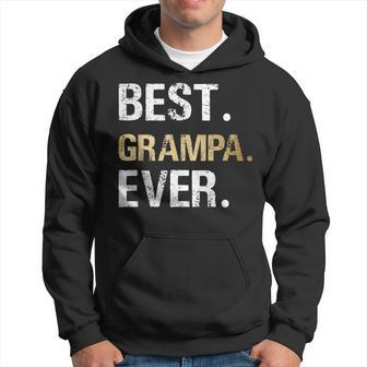 Best Grampa Graphic Grampa From Granddaughter Grandson Hoodie - Monsterry