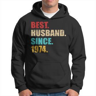 Best Husband Since 1974 For 50Th Golden Wedding Anniversary Hoodie - Thegiftio UK