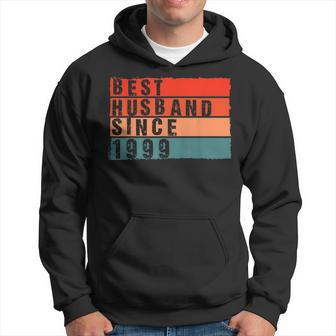 Best Husband Since 1999 Epic Couple 25Th Wedding Anniversary Hoodie - Monsterry