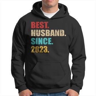 Best Husband Since 2023 For 1St Wedding Anniversary Hoodie - Seseable