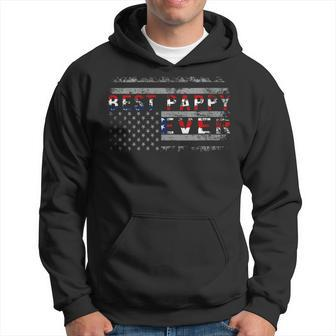 Best Pappy Ever Vintage American Flag Father's Day Men Hoodie - Thegiftio UK