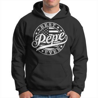 Best Pepe Ever American Us Flag Grandpa Father's Day Hoodie - Thegiftio UK