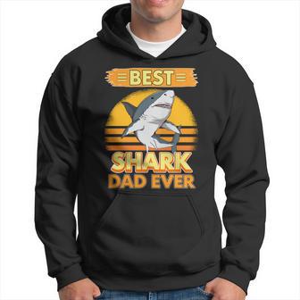 Best Shark Dad Ever Hai Papaatertag Haie Kapuzenpullover - Geschenkecke