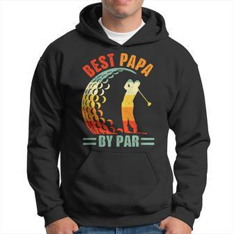 Bestt Papa By Par Retro Vintage Golf Happy Father's Day Hoodie - Thegiftio UK