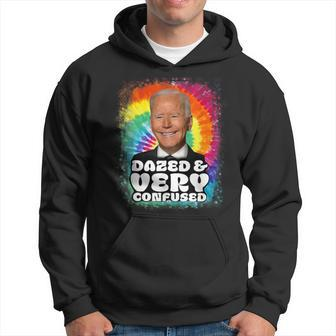 Biden Dazed And Very Confused Tiedye Anti Joe Biden Hoodie - Monsterry