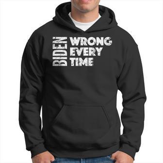 Biden Wrong Every Time Trump Supporter Afghanistan Hoodie - Monsterry AU