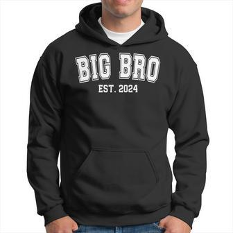 Big Bro Est 2024 Promoted To Brother Family 2024 Hoodie - Thegiftio UK