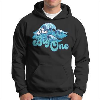 The Big One Surf Birthday Beach Theme Family Matching Hoodie - Monsterry AU