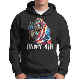 Bigfoot 4Th Of July Happy 4Th Patriotic Usa Ns Boys Hoodie - Monsterry UK