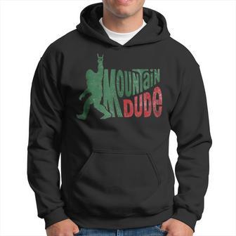 Bigfoot Rock On Mountain Dude Sasquatch Hoodie - Thegiftio UK