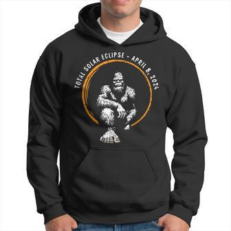 Bigfoot Total Solar Eclipse April 8 2024 Totality Hoodie - Seseable
