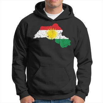 Her Biji Kurdistan Kurden With Kurdistan Flag Hoodie - Seseable