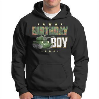 Birthday Boy Army Soldier Birthday Military Themed Camo Hoodie - Monsterry UK